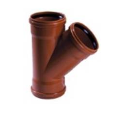 T 45° rood/bruin dia 110 x 110