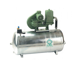 Hercules 1500 driefasig met 300 l tank horizontaal           Gemonteerd