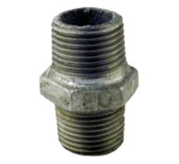 Gegalvaniseerde dubbele nippel                               3/8" x 3/8"