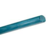 Spiraal zuigslang blauw transparant                          32mm - 50m