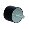 Trillingsdemper enkelzijdige draad M8x20