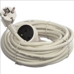 Verlengkabel 10m kabel 3x1,5mm² wit