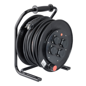 Verlengkabel op haspel neopreen 25m  3x2.5mm²