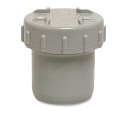 PVC eindstuk met schroefdeksel                               dia 80