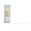 Kabelbandjes  7.6x300 nylon transparant