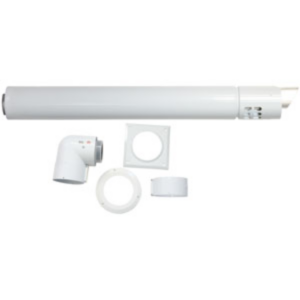 geveldoorvoer set 80/125 mm voor condensatie ketels