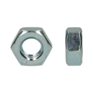 Zeskantmoer Kl8 DIN 934 M12 Zn/blister
