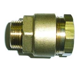 MESSING KOPPELING VOOR DUIMSE MAAT                           1"