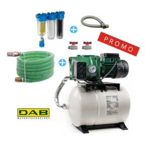 Hydrofoor AQUAJET 102M/20L+aanzuigslang +3delige regenfilter