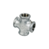 Gegalvaniseerde kruisstuk 90°                                1/2" x 1/2" x 1/2" x 1/2"