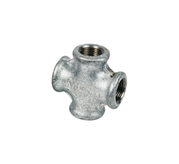 Gegalvaniseerde kruisstuk 90°                                6/4" x 6/4" x 6/4" x 6/4"