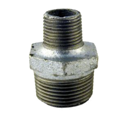 Gegalvaniseerde dubbele verloopnippel                        3/8" x 1/4"