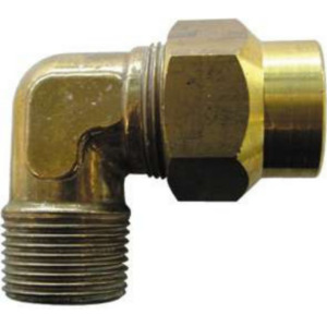 Gas bicon bocht 1/2M x 15 mm