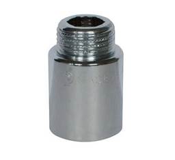 Verchroomd kraanverlengstuk MF                               1/2" x 80
