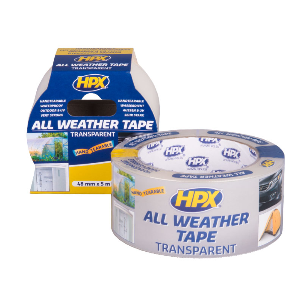 All Weather Tape - transparant 48mm x 25m