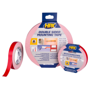 Spiegel bevestigingstape - wit 19mm x 25m