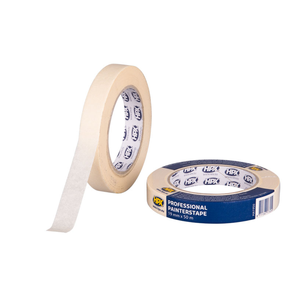 Masking tape 60¦C - cremewit 25mm x 50m