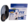 Zip fix klittenband (haak) - zwart 20mm x 5m