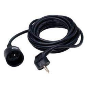 Verlengkabel 10m kabel 3x1,5mm² zwart