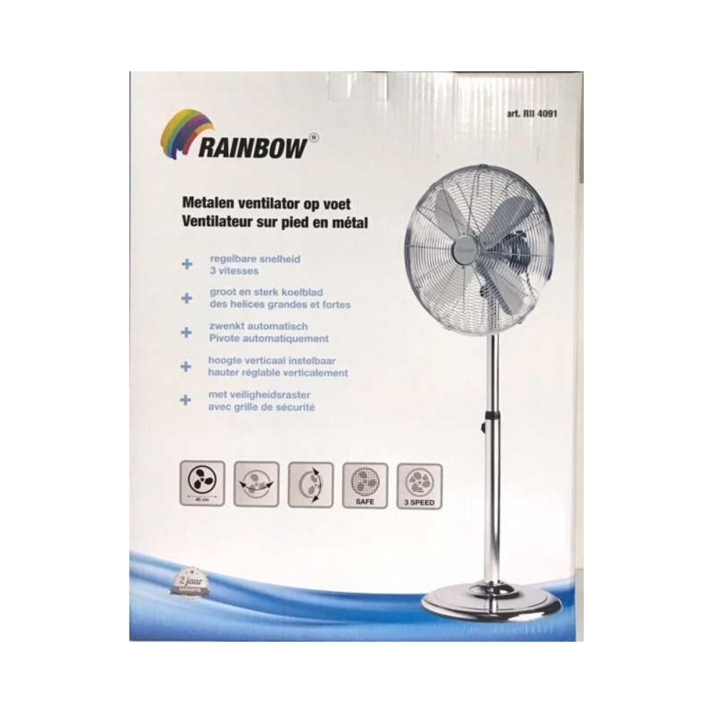 Ventilator Statief 40Cm Chroom