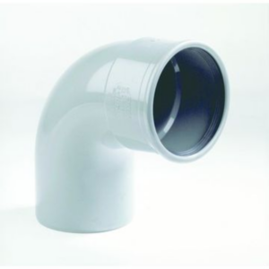 Bocht 90° MV grijs dia 125