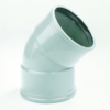 Bocht 45° grijs dia 110
