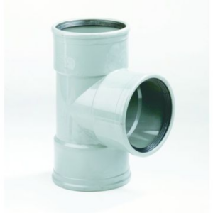T 90° grijs dia 125 x 125