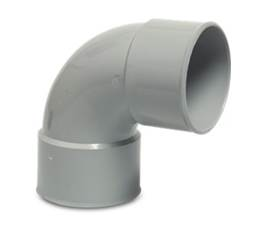 PVC bocht 90°                                                dia 40