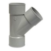 PVC T-stuk 45°                                               dia 32 x 32