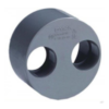 PVC dubbele excentrische verloopring                         dia 110 x 40