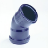 PVC bocht 45° zwart                                          dia 32mm