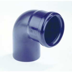 PVC bocht 90° zwart                                          dia 32mm