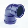 PVC bocht 90° zwart                                          dia 32mm