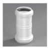 PVC steekmof wit                                             dia 50