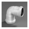 PVC bocht 90° wit                                            dia 32