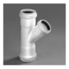 PVC T-stuk 45° wit                                           dia 32 x 32