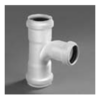 PVC T-stuk 90° wit                                           dia 32 x 32