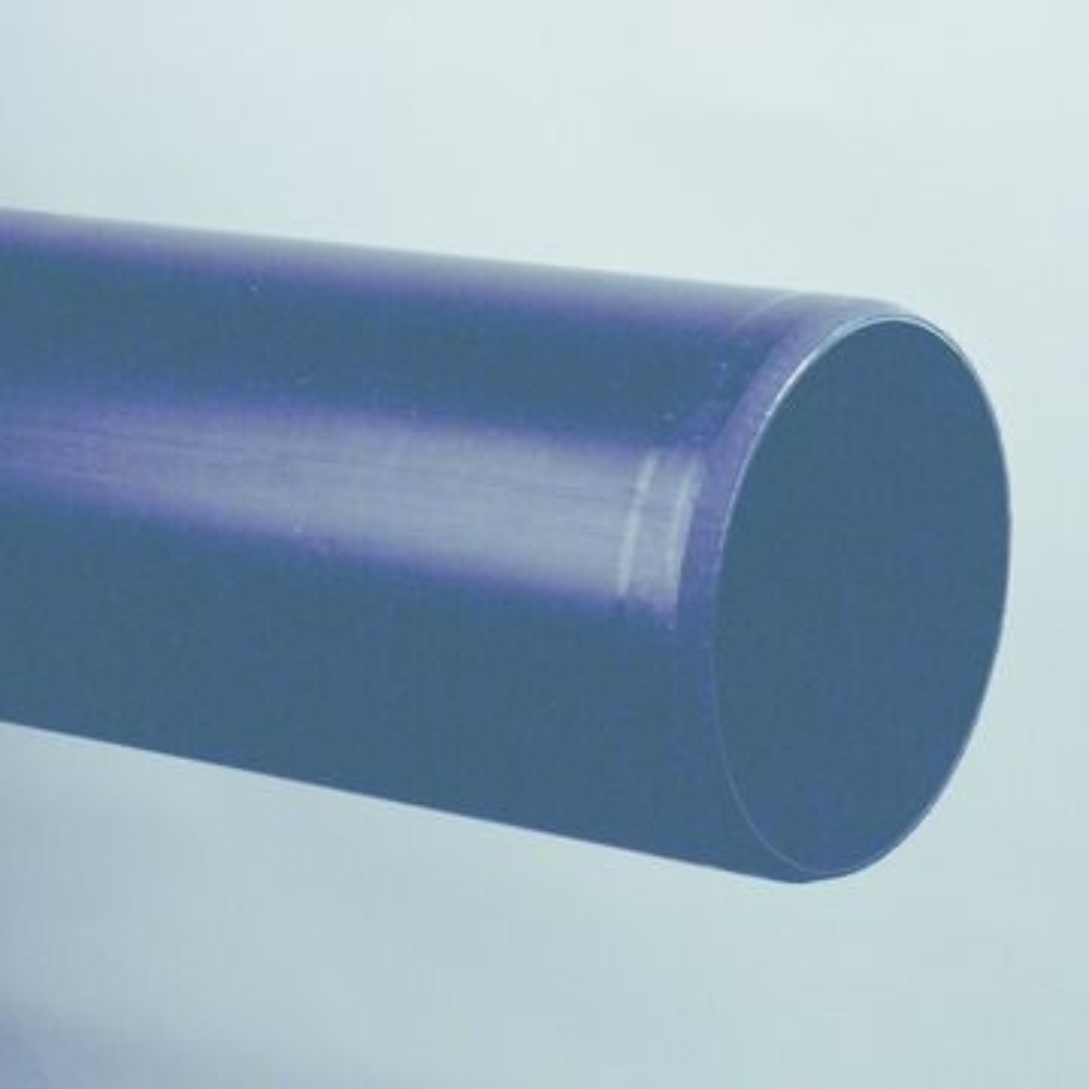 PVC gladde buis dikwandig zwart dia 90 x 3.0 prijs per meter