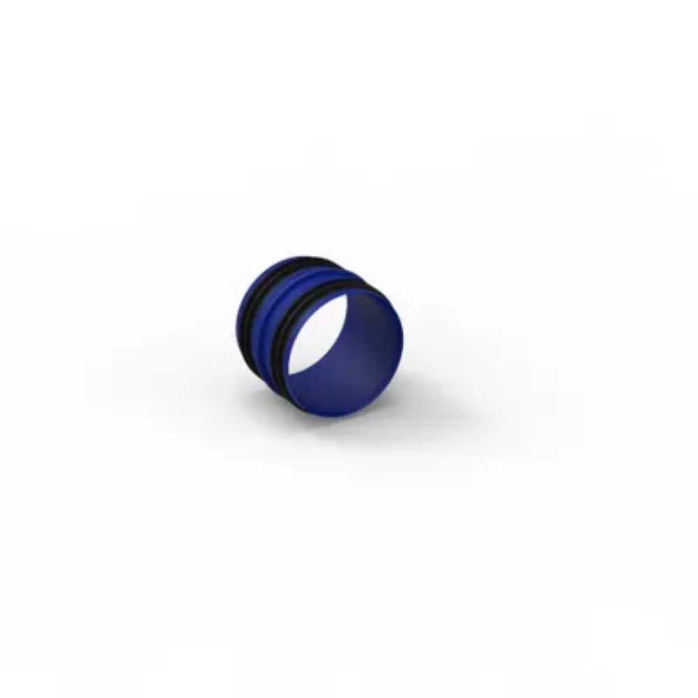 Koppelstuk met rubbers d125 renson