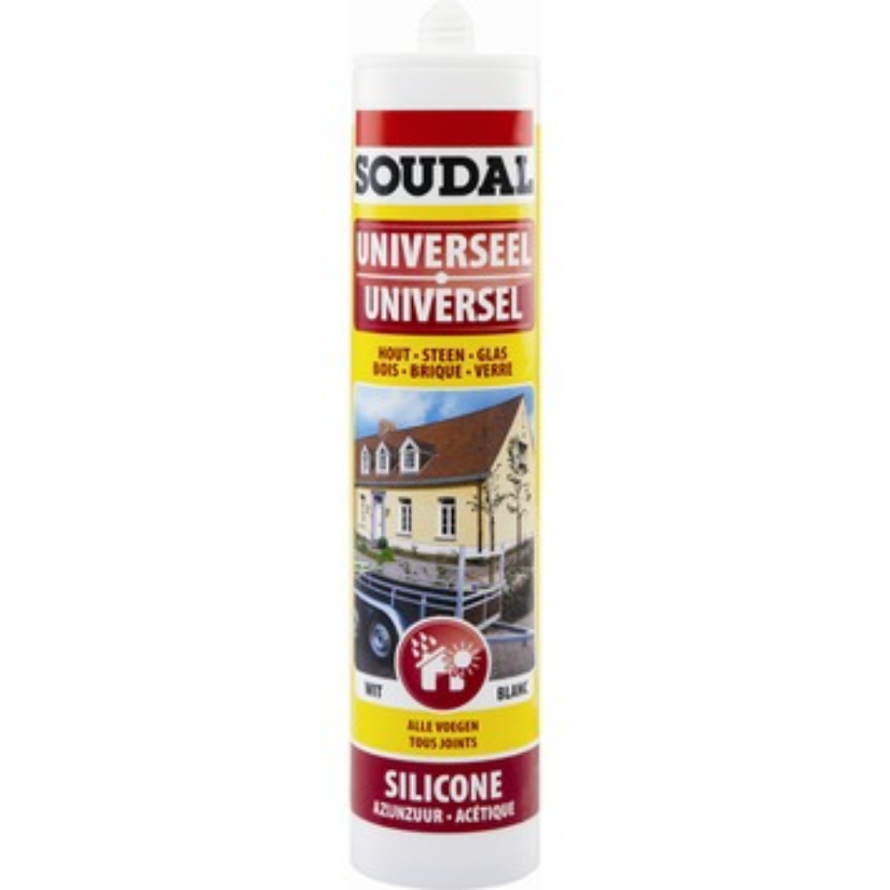 Soudal Universele Silicone Zwart