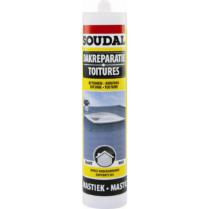 Soudal Dakreparatiekit zwart 300 ml