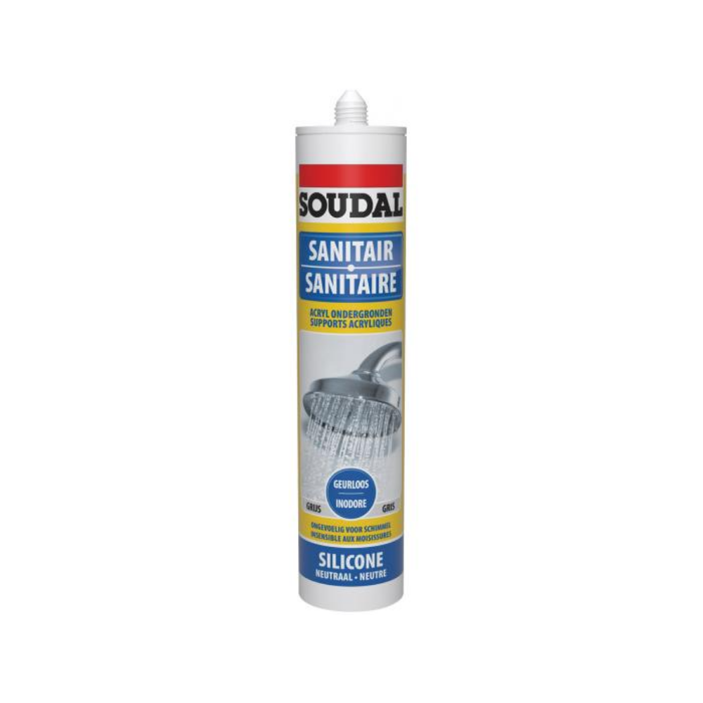 Soudal Neutrale sanitaire silicone transp 300 ml