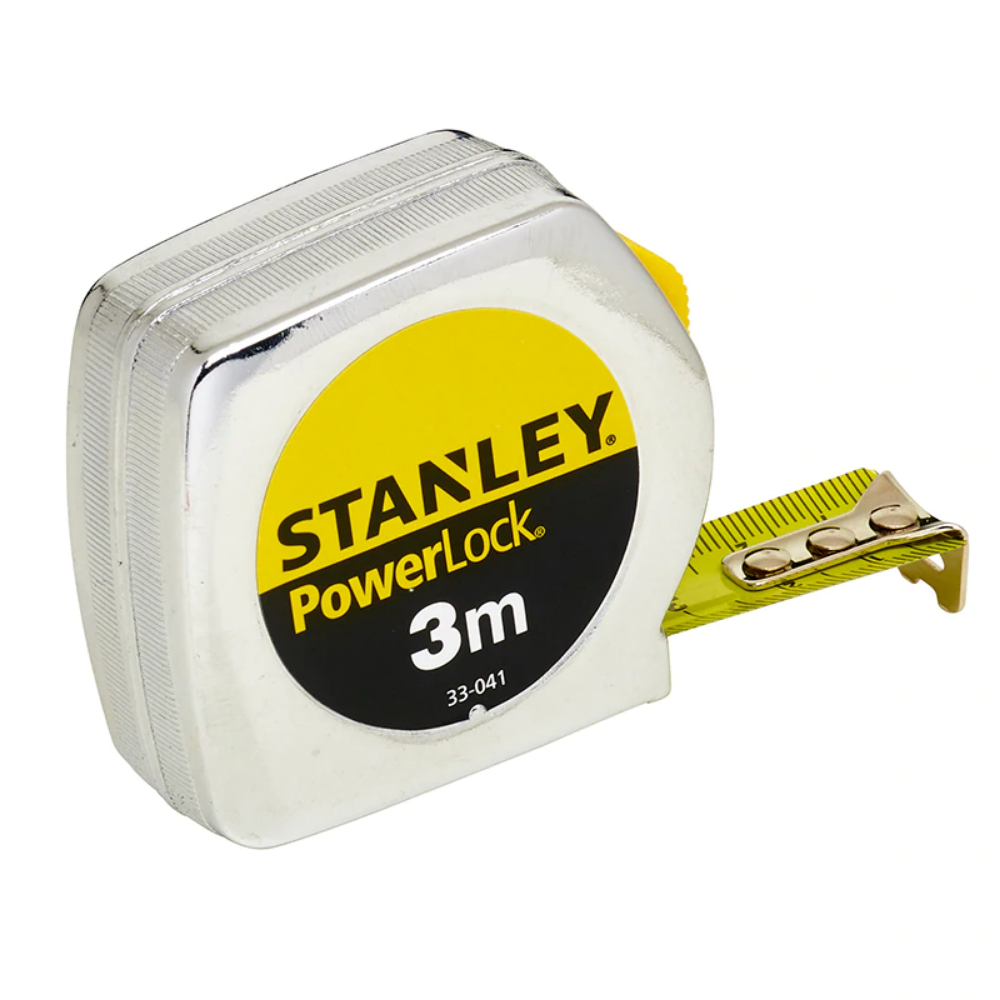 Rolbandmaat Powerlock 3m - 12.7mm metaal