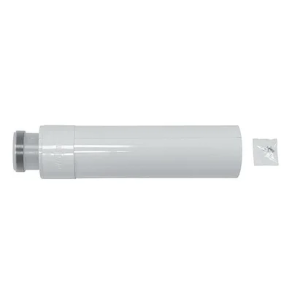 concentrisch verlengstuk 2.0 m PP 80/125 voor condensatieketels
